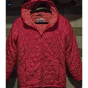 Columbia Girl's‎ Interchange Insulated Pink Jacket Furry Lined Youth L